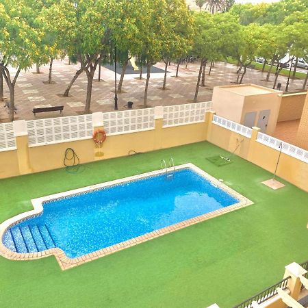 Casa Tino 500M Playa Terraza Garaje Piscina Leilighet Aguadulce  Eksteriør bilde